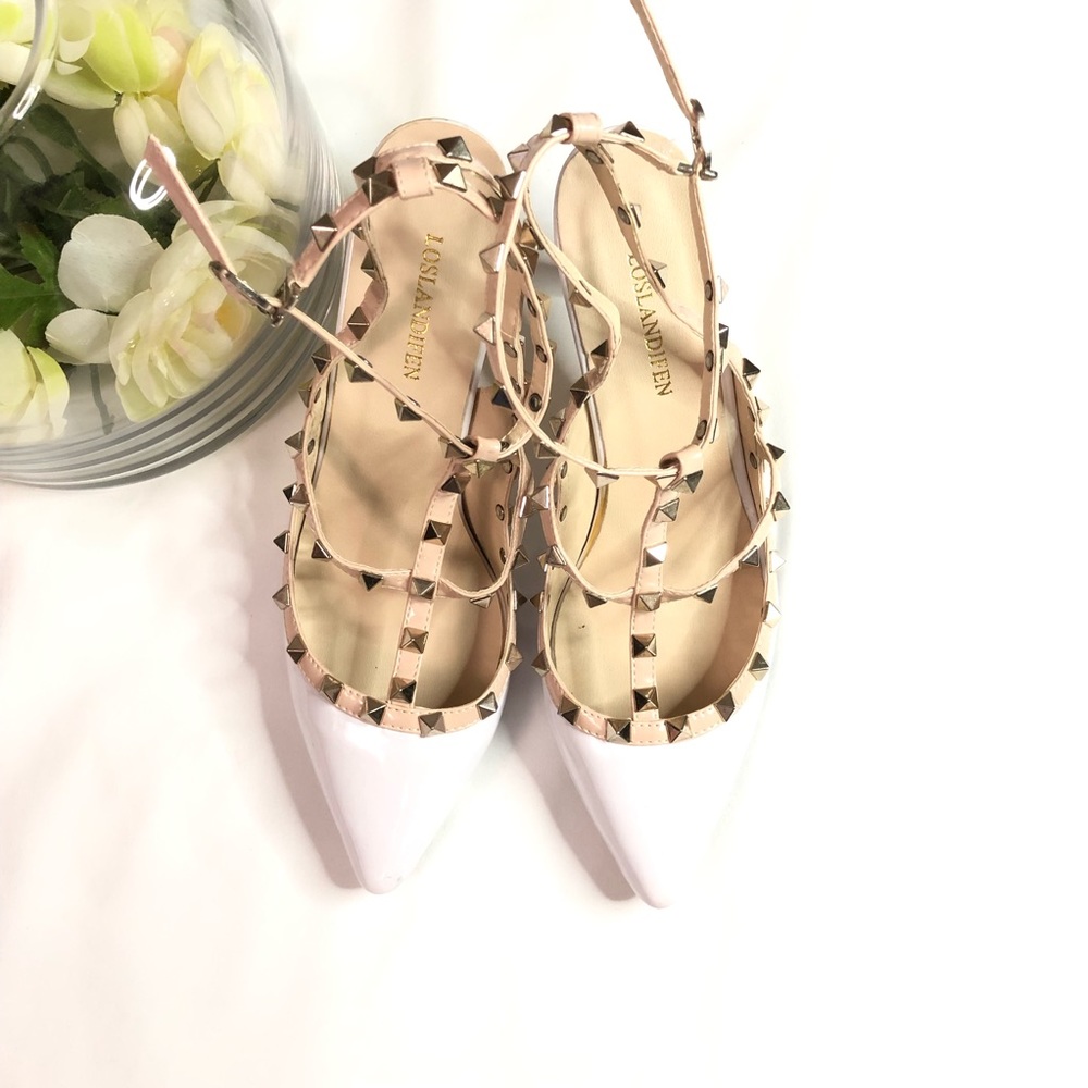 Rock Studded caged Heels 9.5 - Picture 3 of 4